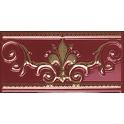 Бордюр Almera Ceramica Noblesse Cenefa Burdeos Gold
